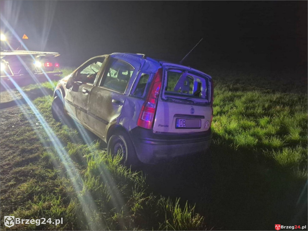 Łosiów - dachowanie 18-latki