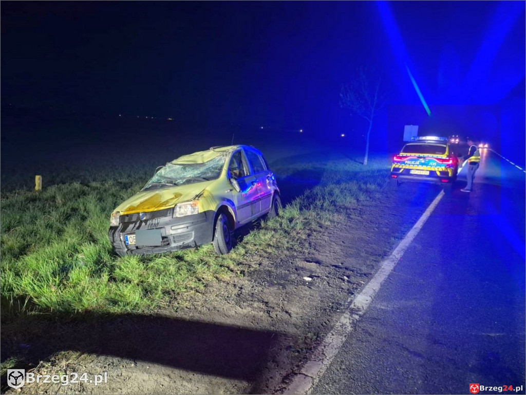 Łosiów - dachowanie 18-latki