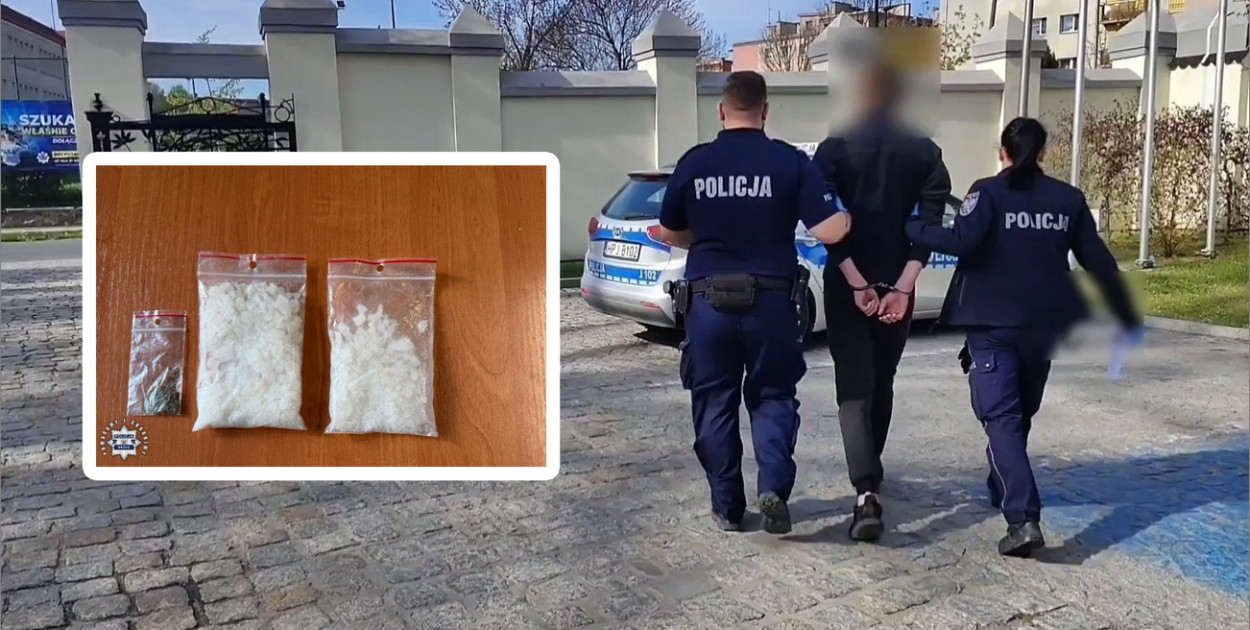 Diler narkotykowy wpadł „dzięki” Niebieskiej