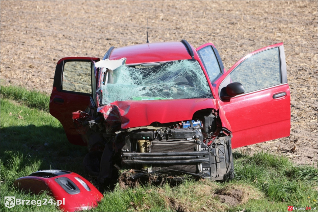 Fiat panda i ciężarówka