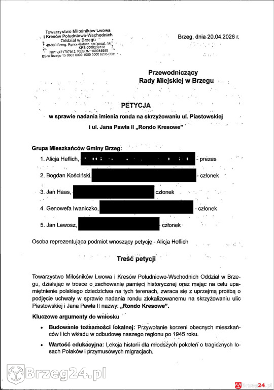 „Rondo Kresowe” przy Piastowskiej