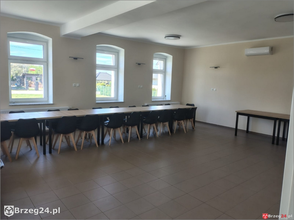 Dwie świetlice po modernizacji w Lewinie