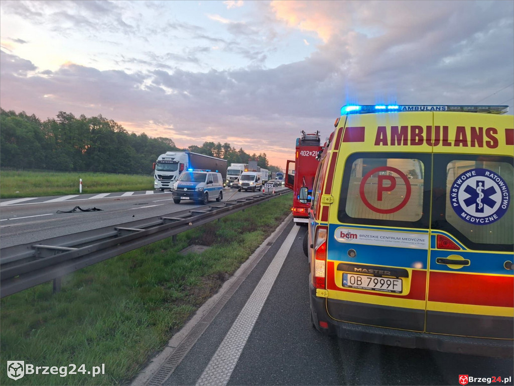 Groźny wypadek na A4