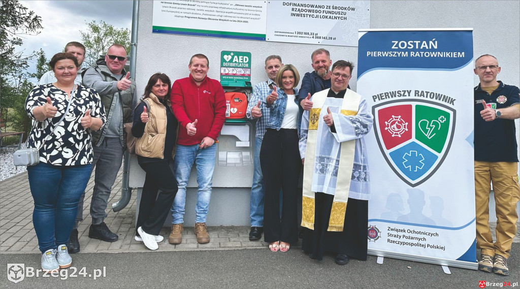 Już pięć defibrylatorów  w gminie Lewin Brzeski