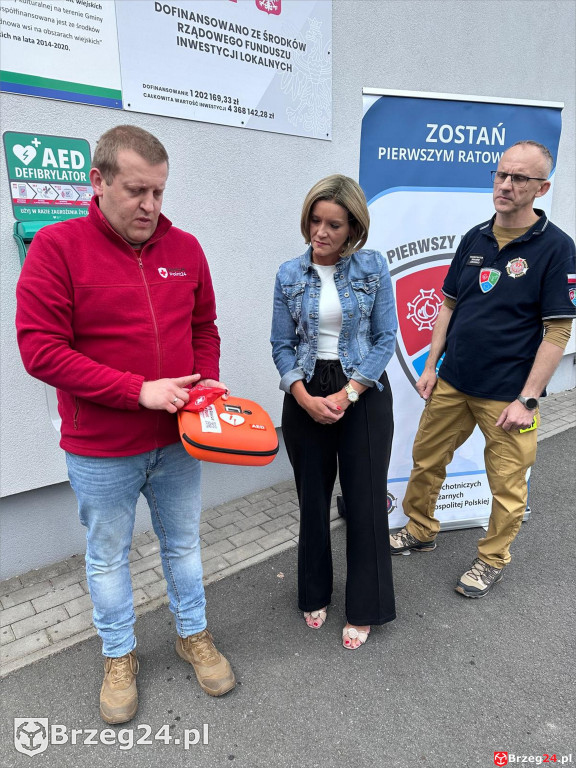 Już pięć defibrylatorów  w gminie Lewin Brzeski