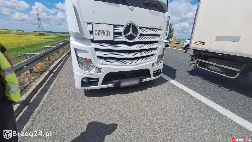Wypadek na A4 pod Jankowicami