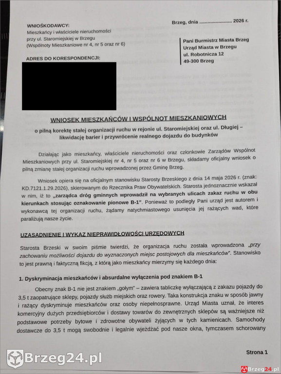 Mieszkańcy uwięzieni we własnych domach