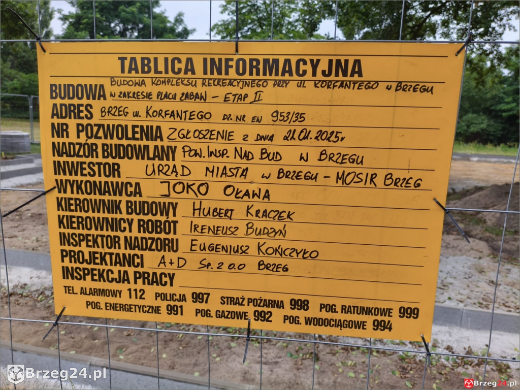 Otwarty plac zabaw powstanie przy ul. Korfantego