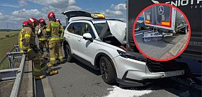 Wypadek na A4 pod Jankowicami