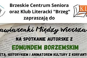 Edmund Borzemski w Brzegu. Spotkanie w Kawiarence Między Wierszami