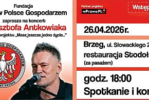 Krzysztof Antkowiak w Brzegu. Muzyka i ważny przekaz