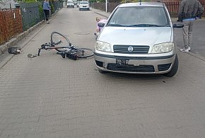 Potrącenie rowerzysty w Brzegu. Kierowca nie ustąpił pierwszeństwa