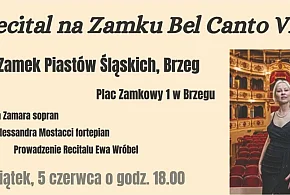 Wyjątkowy recital w Zamku Piastów Śląskich. Przed nami Bel Canto VI