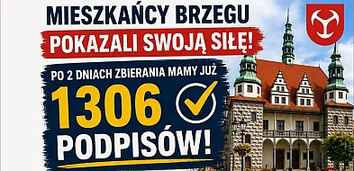 1306 podpisów w dwa dni dla Inicjatywy Referendalnej w Brzegu