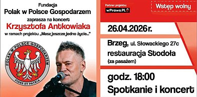 Krzysztof Antkowiak w Brzegu. Muzyka i ważny przekaz
