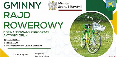 Lewin: Gminny Rajd Rowerowy już 16 maja. Trasa liczy około  20 kilometrów