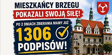 1306 podpisów w dwa dni dla Inicjatywy Referendalnej w Brzegu
