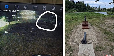 Wandale zniszczyli strefę relaksu przy Marinie. Wszystko nagrał monitoring