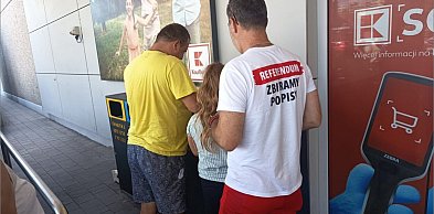 Już ponad 2000 podpisów pod referendum. Mimo upałów i internetowych ataków