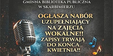 Ostatnia szansa na zajęcia  wokalne w Skarbimierzu