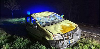 Dachowanie na krajowej 94. 18-latka straciła panowanie nad autem