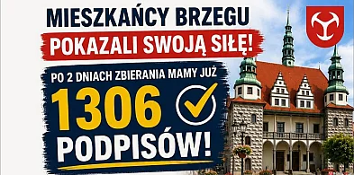 1306 podpisów w dwa dni dla Inicjatywy Referendalnej w Brzegu
