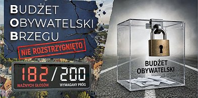 Budżet Obywatelski  Brzegu zakończył się klapą