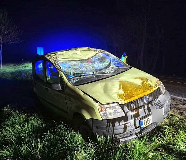 Dachowanie na krajowej 94. 18-latka straciła panowanie nad autem