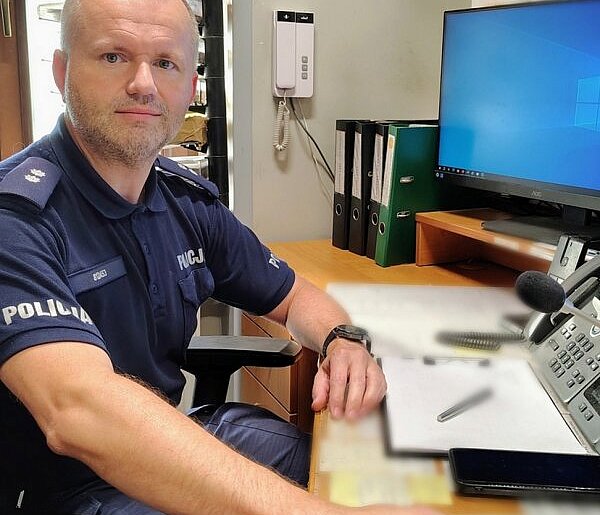 Chciał odebrać sobie życie. Policjant z Brzegu uratował 58 latka