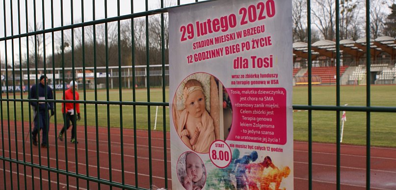 12 godzinny bieg po życie już wystartował. Brzeżanie wspierają Tosię…