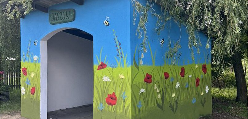  Jaszów ma najpiękniejszy przystanek w powiecie - dzieło…