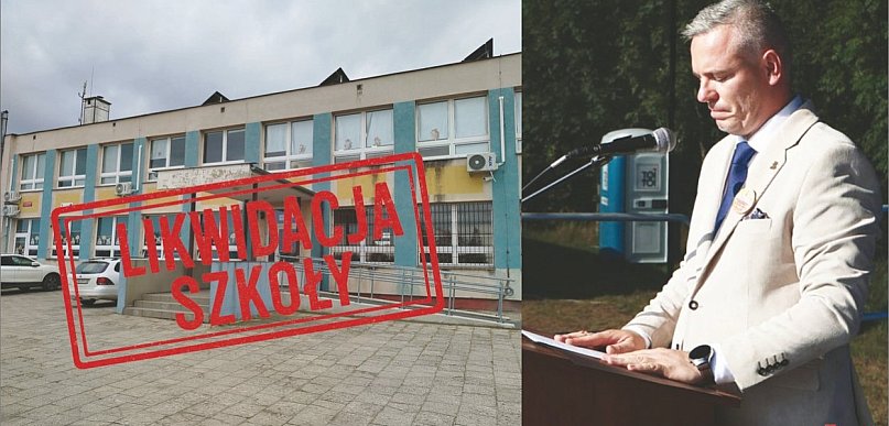 Wójt Michał Jerzy Marek  likwiduje szkołę w Dobrzyniu.  „Racjonalizacja”?