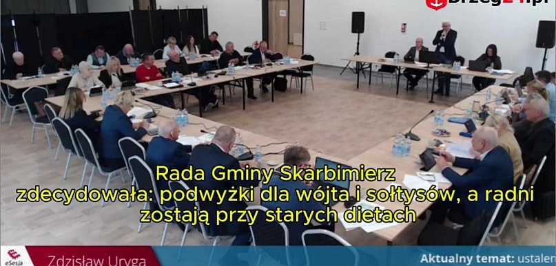 Rada Gminy Skarbimierz  zdecydowała: podwyżki dla wójta i sołtysów