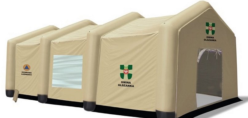 Nowy sprzęt dla Olszanki. Mobilny punkt ratunkowy i mini koparka