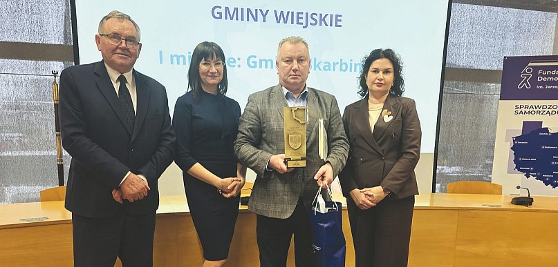 Skarbimierz z podwójnym  wyróżnieniem.  Lider województwa i powiatu