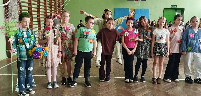 Barwnie i kreatywnie. Tak wiosnę świętowano w PSP Olszanka [galeria zdjęć]