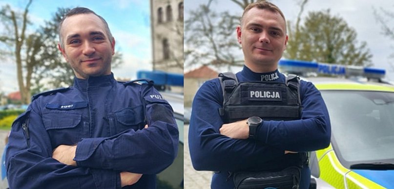 Szybka reakcja policjantów zapobiegła tragedii