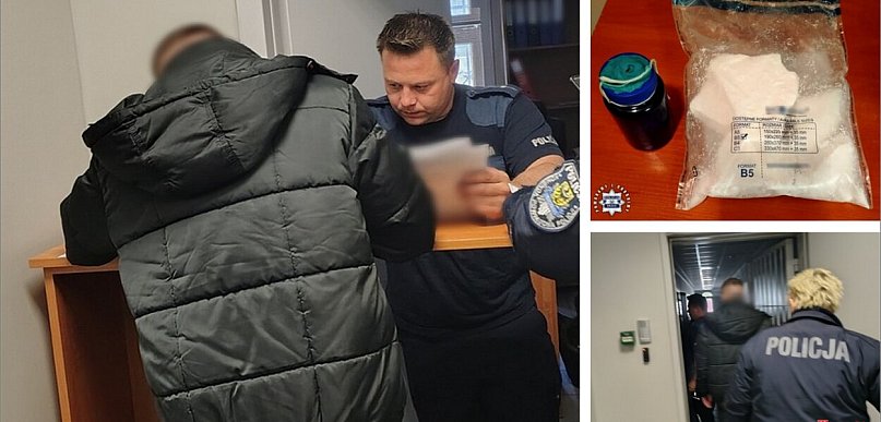 Awantura na klatce i 4 tysiące porcji narkotyków. 26-latek zatrzymany