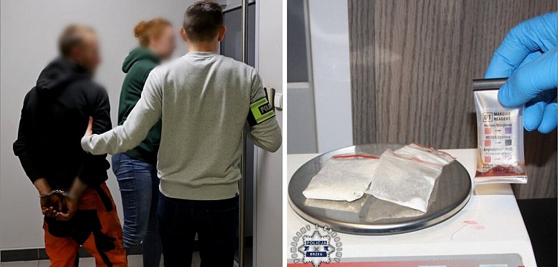 Nocna „dilerka” w Skarbimierzu. 33-latek wpadł z 200 porcjami amfetaminy