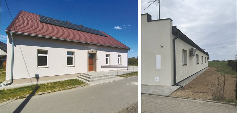 Dwie świetlice po modernizacji.  Duża inwestycja w gminie Lewin Brzeski
