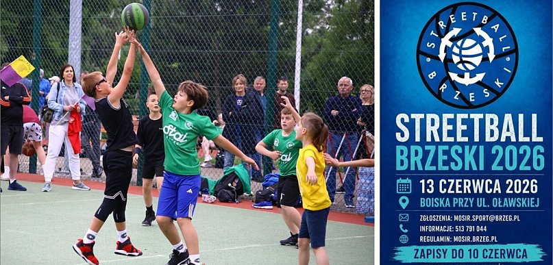 Kultowy turniej wraca do gry. Trwają zapisy na 31. Streetball Brzeski 2026
