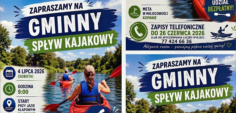 Zostały tylko dwa dni. Trwają ostatnie zapisy na Spływ Kajakowy w Lewinie
