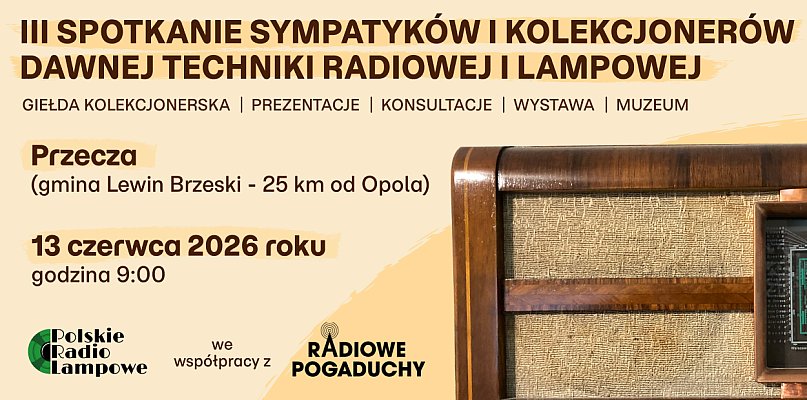 III Spotkanie Sympatyków  Dawnej Techniki Radiowej  i Lampowej już jutro