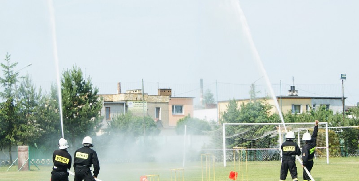 Gaśniczo-pożarnicze zawody w Lewinie
