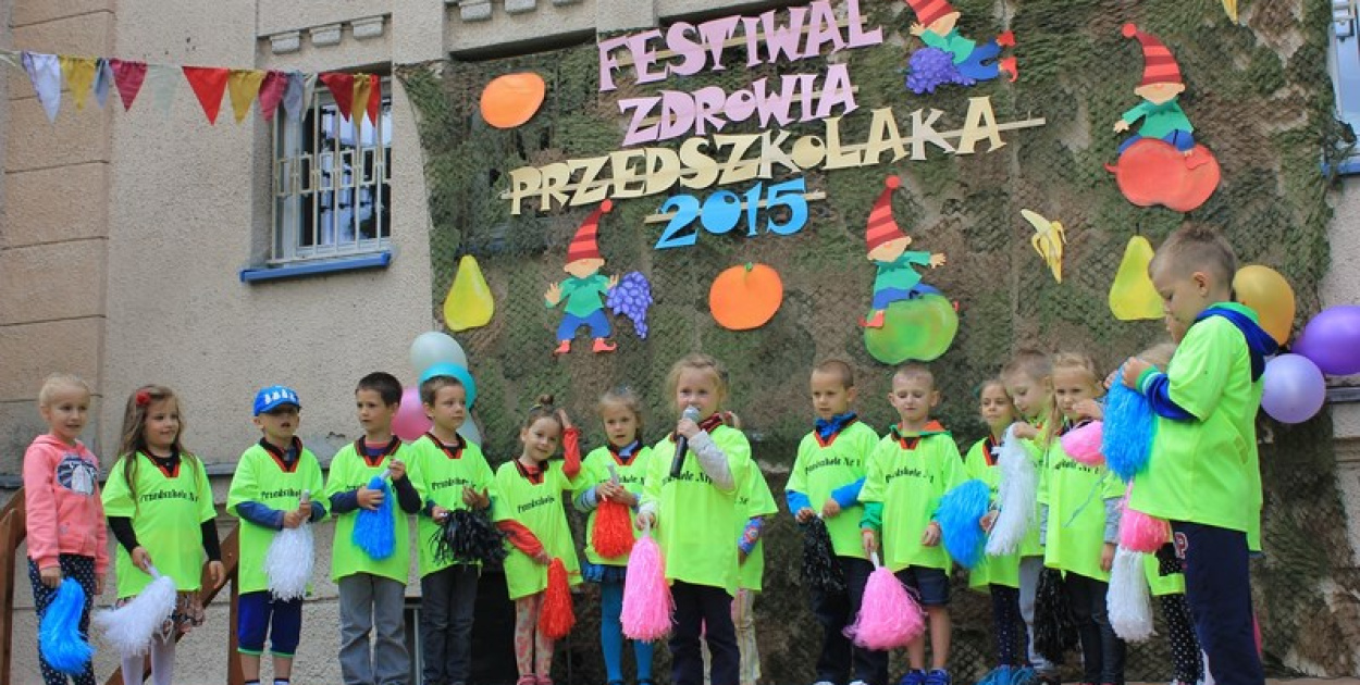FESTIWAL ZDROWIA W PRZEDSZKOLU PUBLICZNYM NR 1