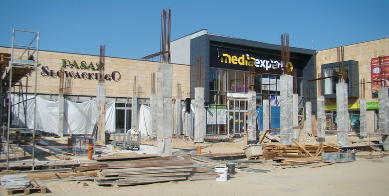 Pasaż Słowackiego jeszcze większy