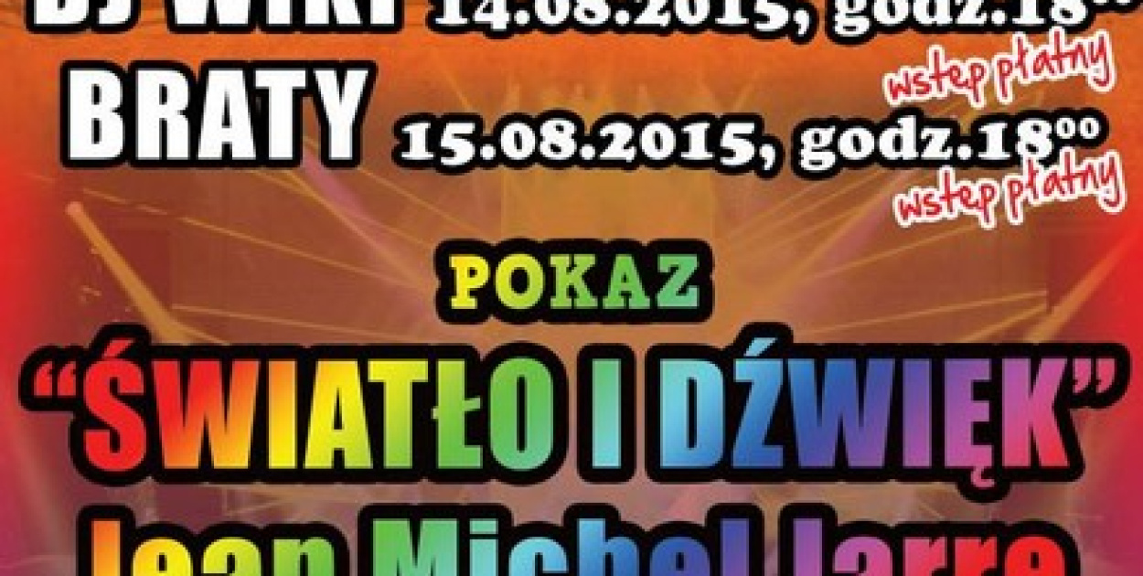 Weekendowy Informator Imprezowy 14-16.08.2015