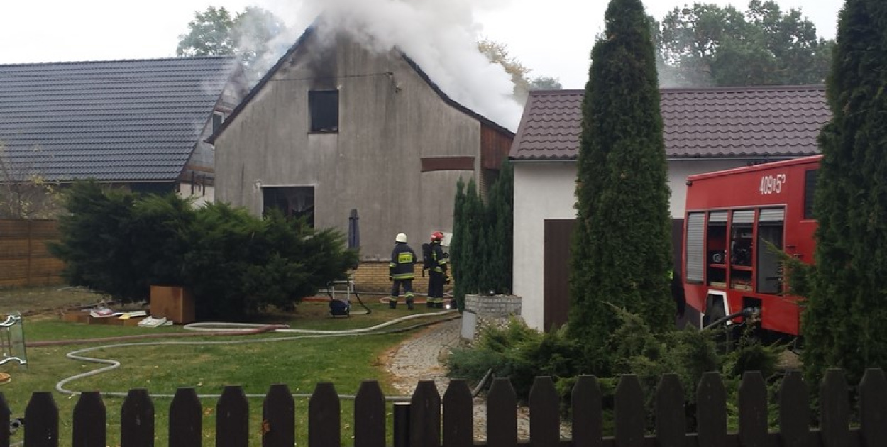 Pożar w Skorogoszczy