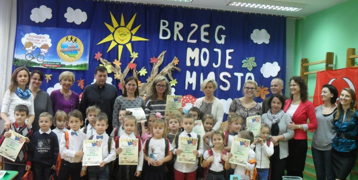 Konkurs ,,Brzeg - Moje miasto" w Przedszkolu nr 5