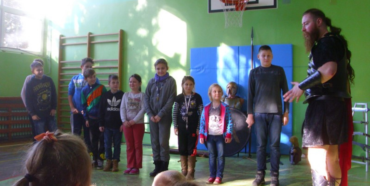 "W świecie antycznej Grecji" - o żywej lekcji historii w PZSP w Olszance